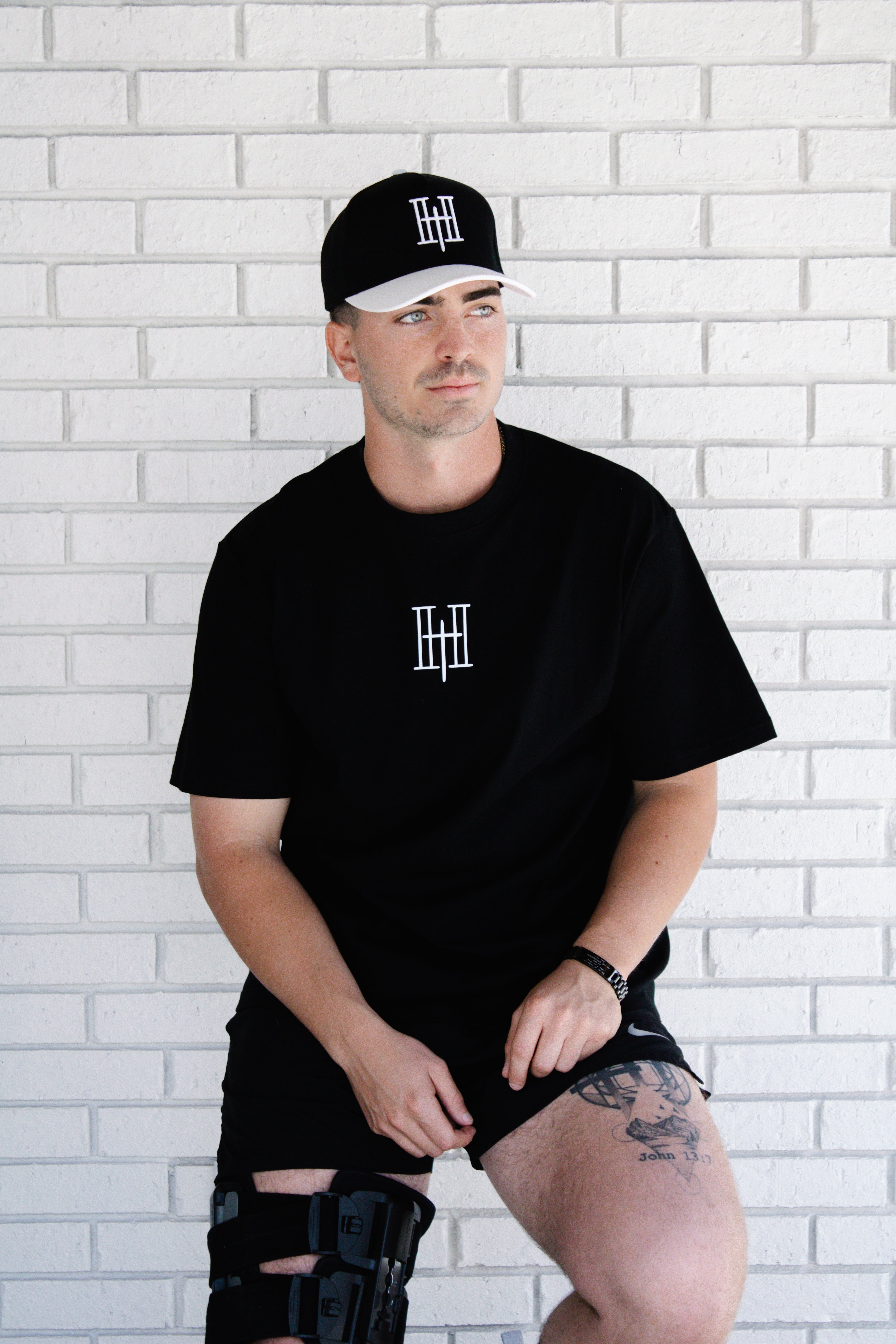 Black HisImage Logo Hat