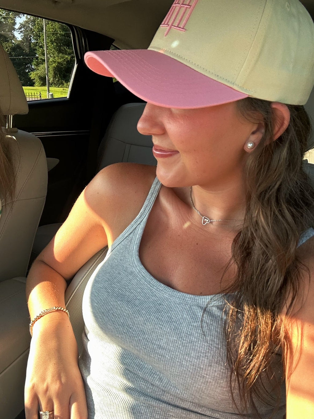 Pink HisImage Logo Hat