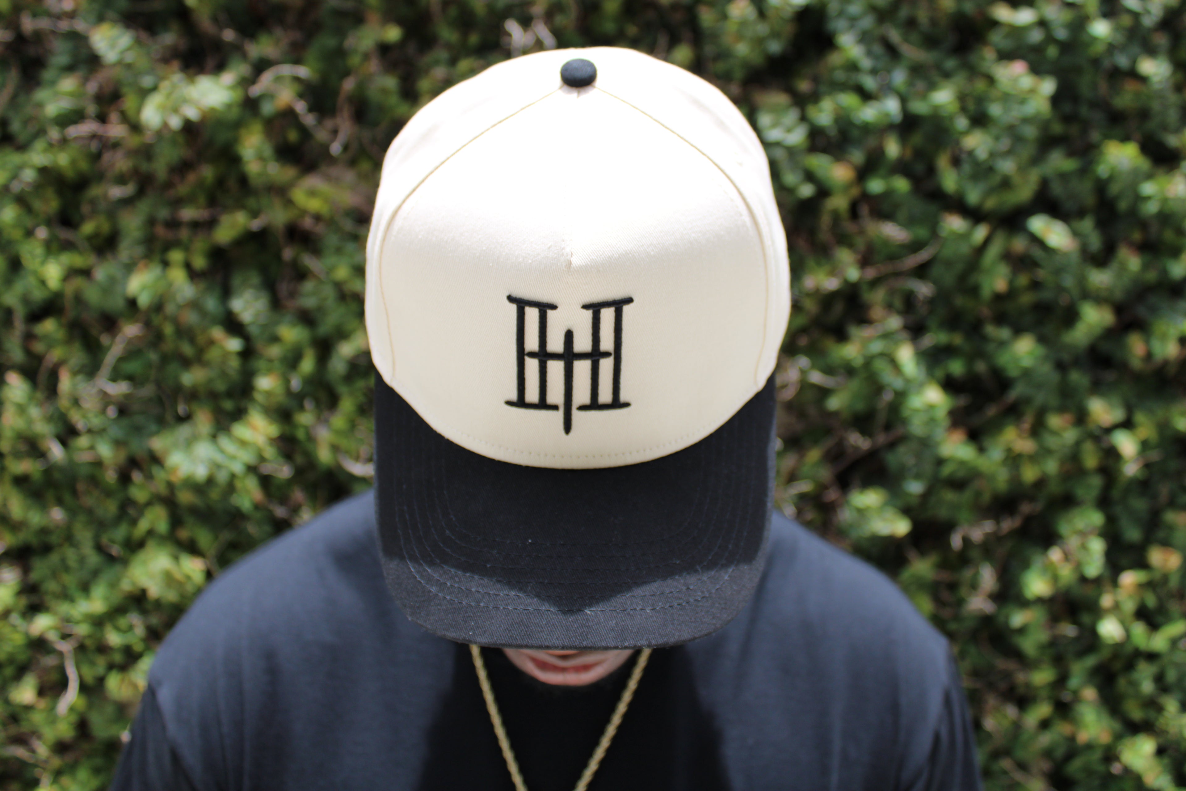 Cream HisImage Logo Hat